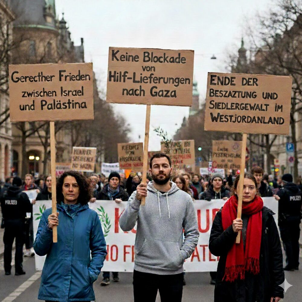 Mahnwache 29.05.26 -17:00Uhr – Gerechter Frieden zwischen Israel und Palästina